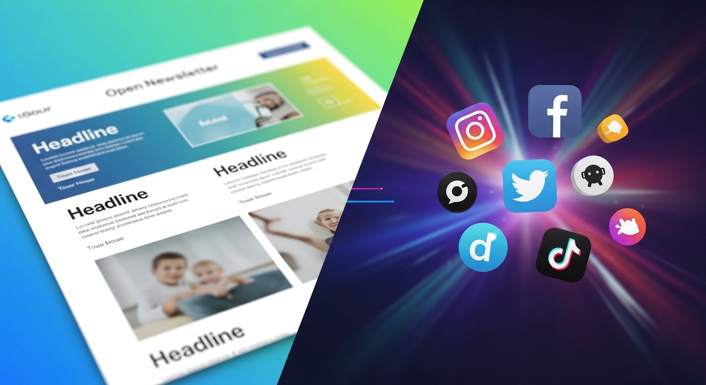 Bild zu Newsletter vs. Social Media: Wo lohnt sich eure Energie wirklich?