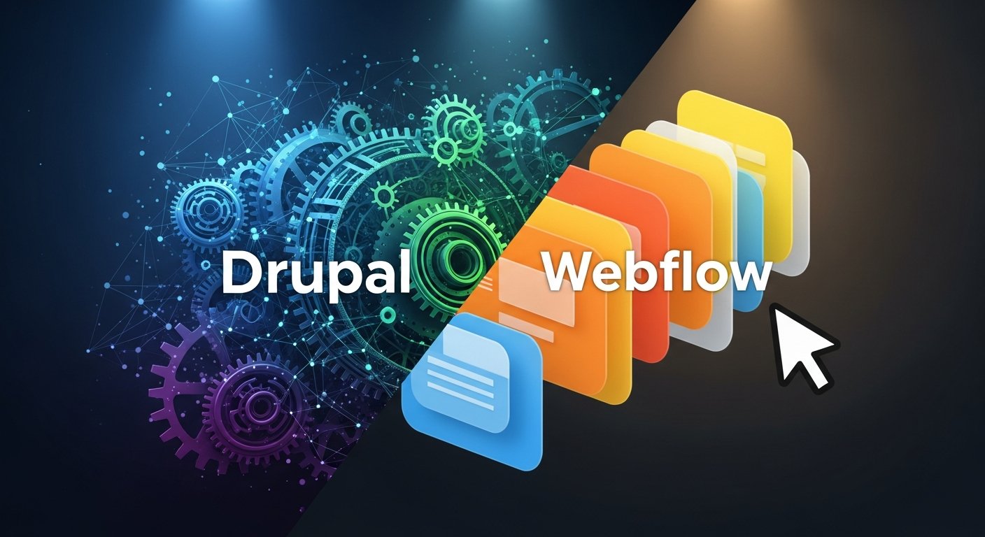 Bild zu Vor- und Nachteile Drupal oder Webflow